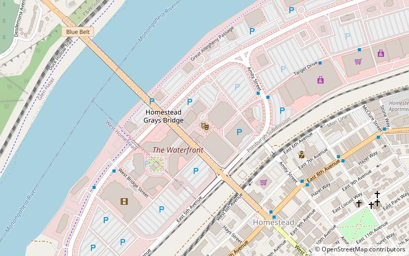 Pittsburgh Improv Comedy Club location map