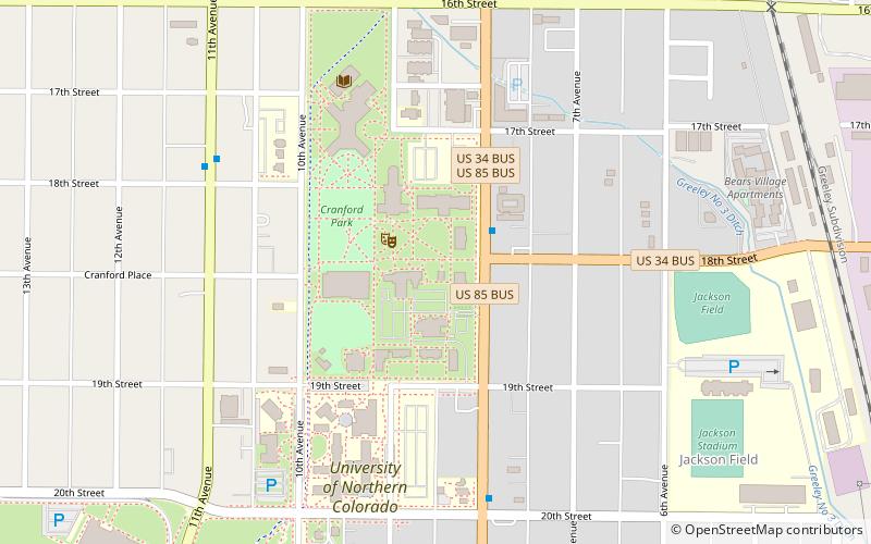 Clubhouse-Student Union location map