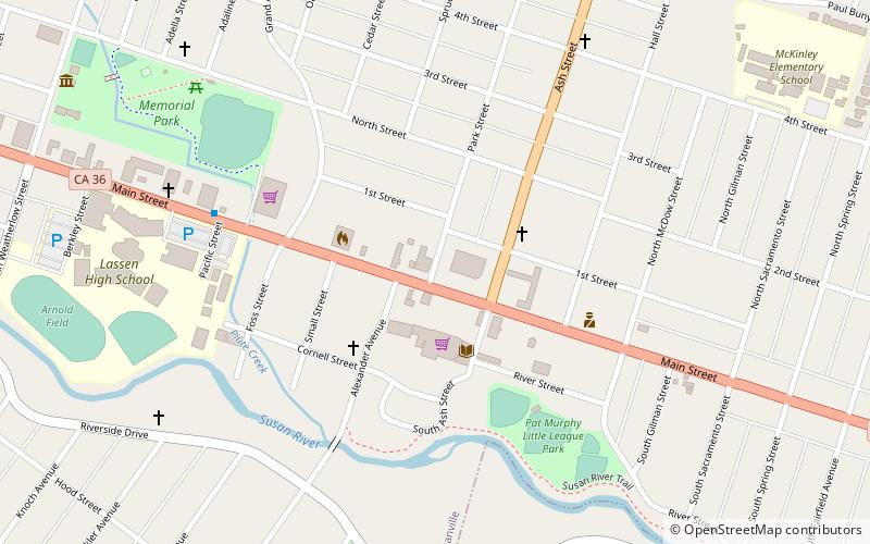 Susanville location map