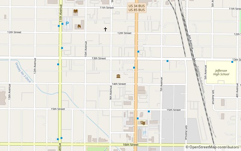Meeker Memorial Museum location map
