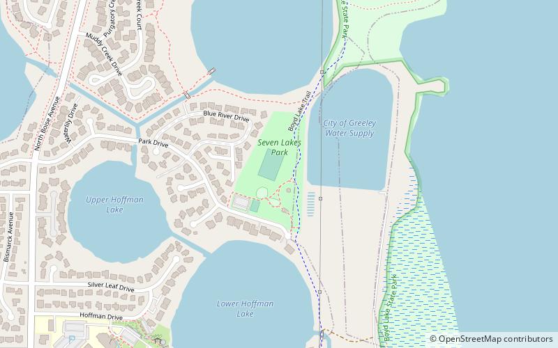 Seven Lakes Park location map