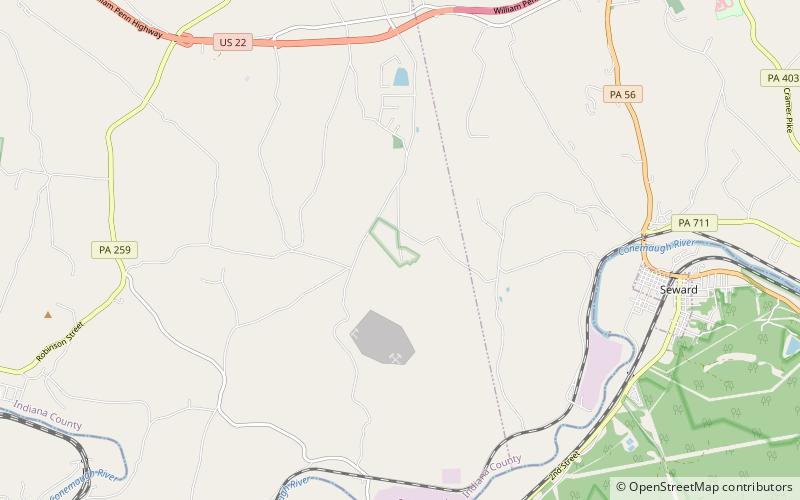 Buttermilk Falls Natural Area location map