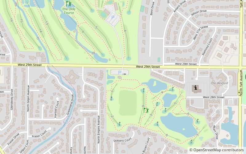 City of Loveland - Cattail Creek Golf Course location map