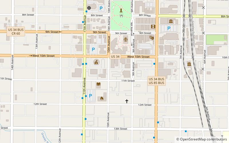 First Baptist Church location map