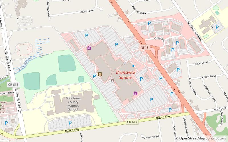 Brunswick Square Shopping Mall location map