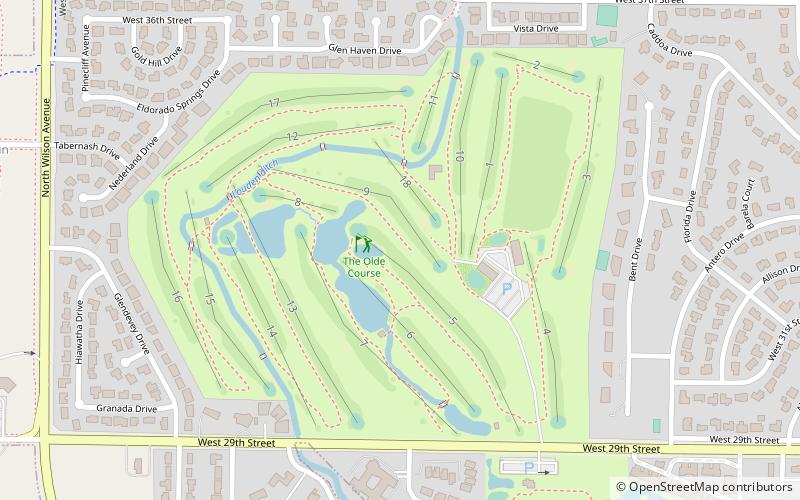 The Olde Course location map