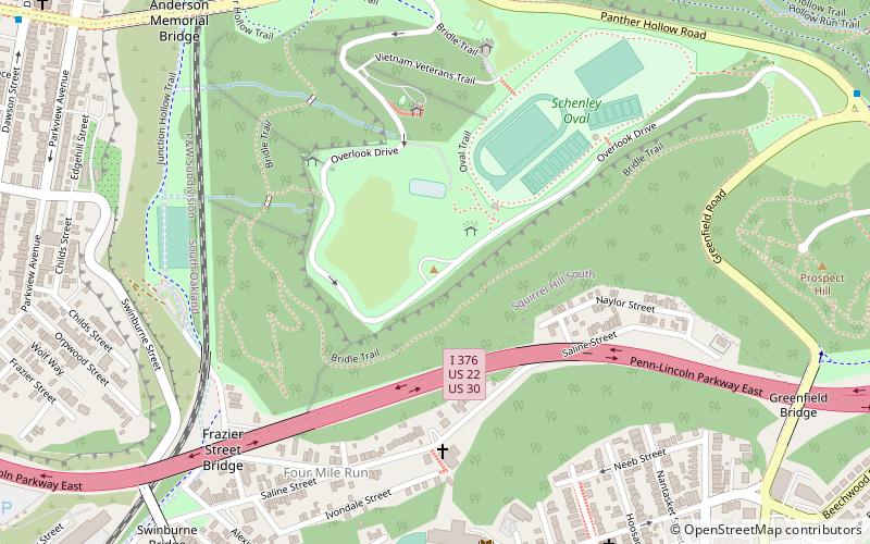 Schenley Park Ice Skating Rink location map