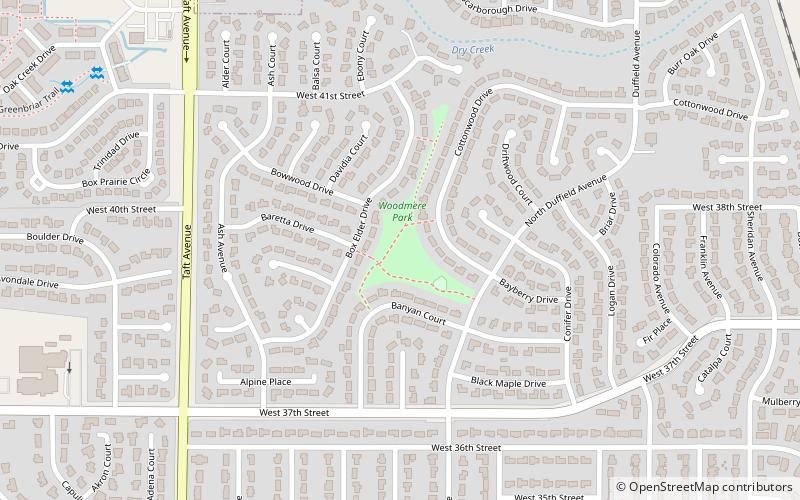 Woodmere Park location map