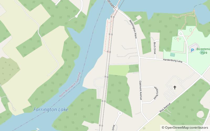 Farrington Lake location map