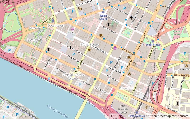 Fourth Avenue location map