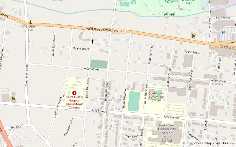 Liberty Hall location map