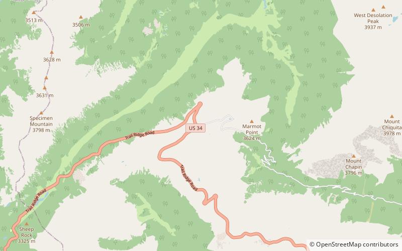 Alpine Visitor Center location map