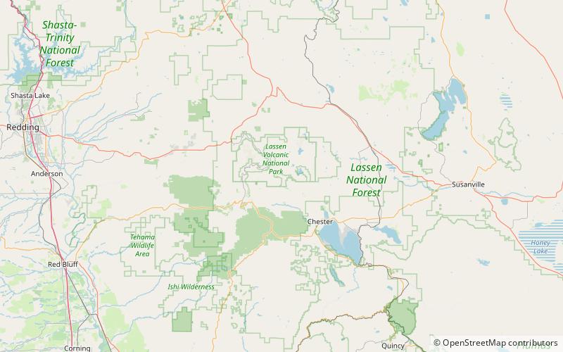 Warner Valley Ranger Station location map