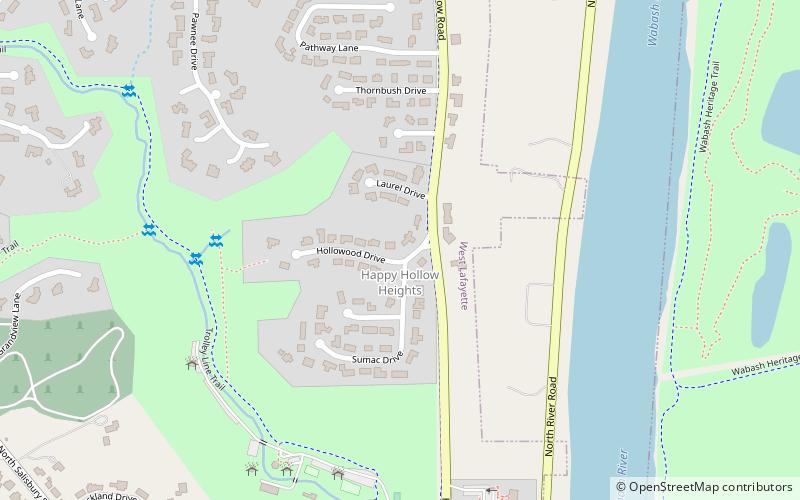 Happy Hollow Heights Historic District location map