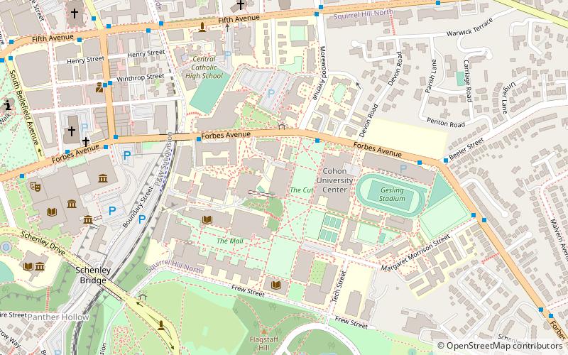 Miller ICA at Carnegie Mellon University location map