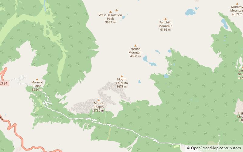 Mount Chiquita location map