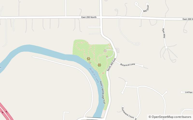 Clegg Memorial Garden location map