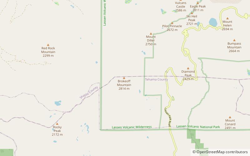 Mont Tehama location map