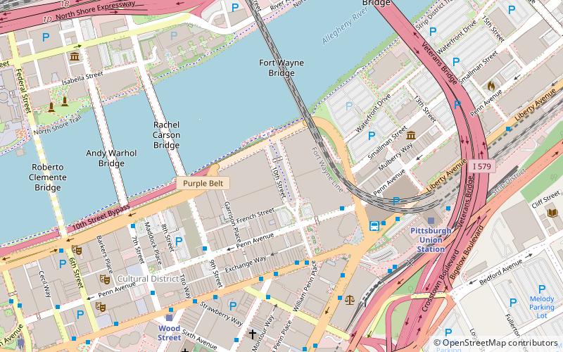 David L. Lawrence Convention Center location map