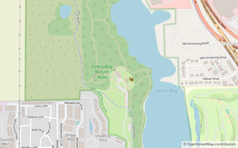 Lilly Nature Center location map