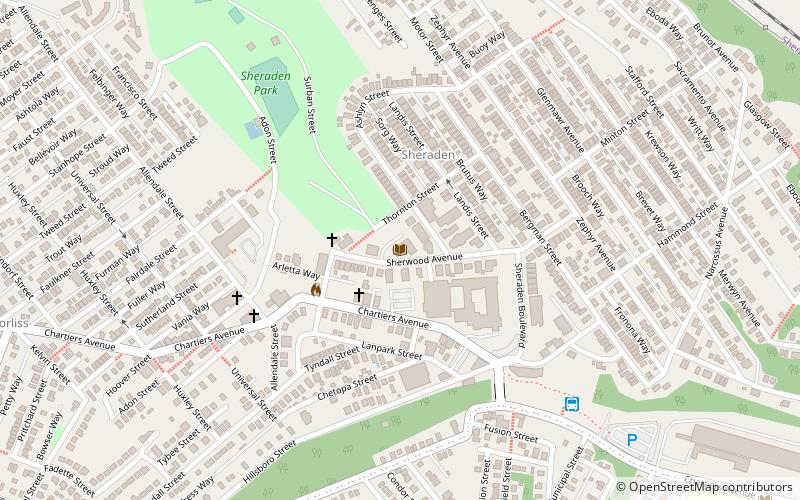 Sheraden Homestead location map