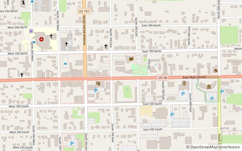 Uintah County Heritage Museum location map