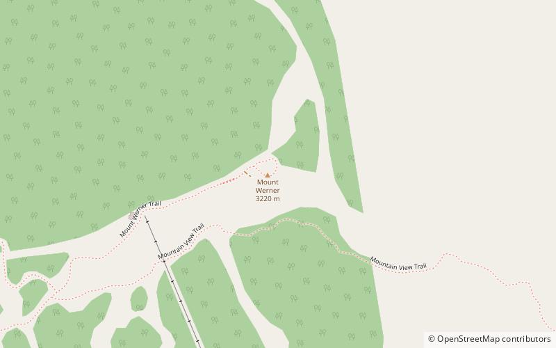 Mount Werner location map