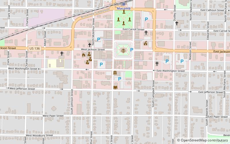 Western Illinois Museum location map