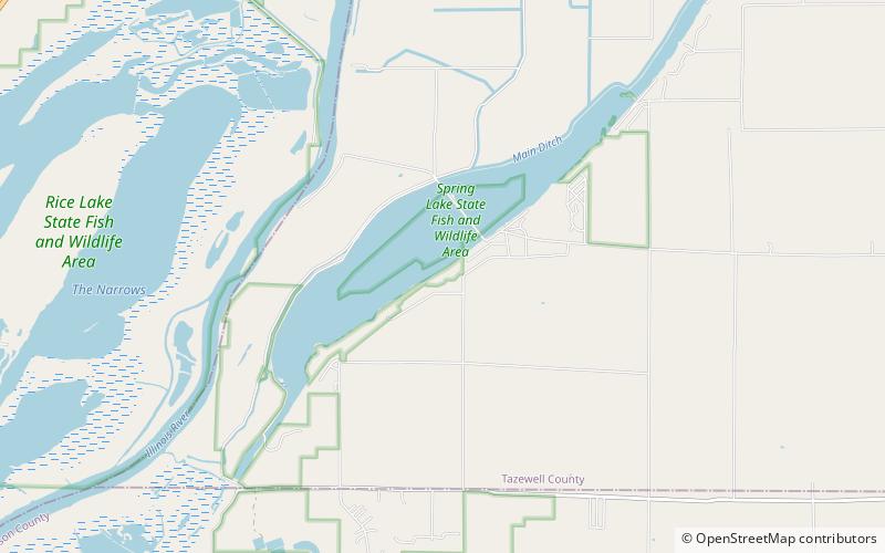 Spring Lake State Fish and Wildlife Area location map