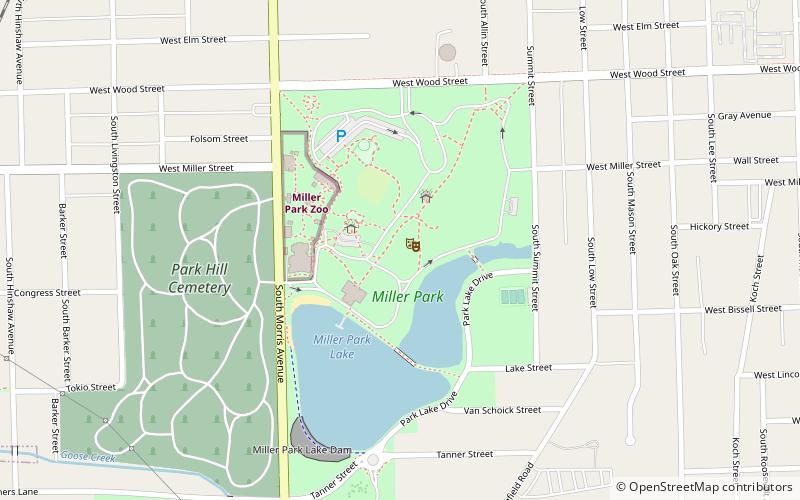 Miller Park location map