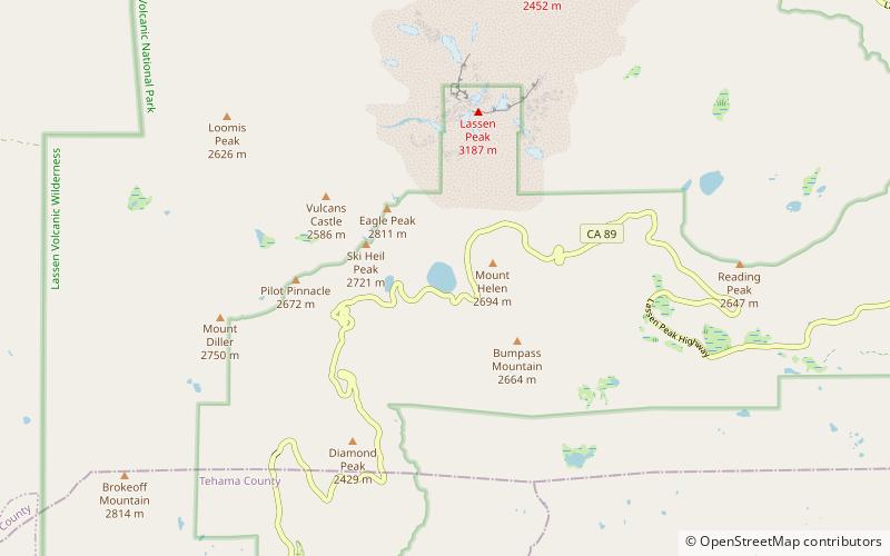 Lake Helen location map