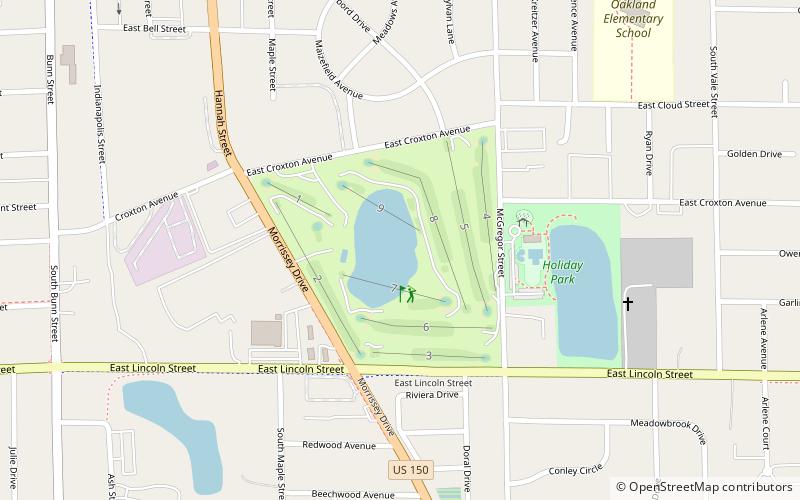 Lakeside Country Club IL location map