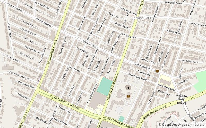 Alpha Terrace Historic District location map