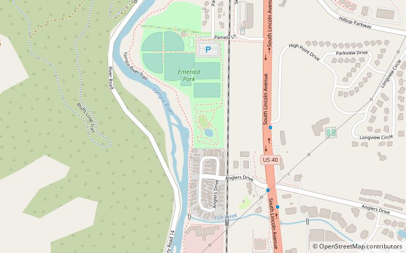 Yampa River Botanic Park location map