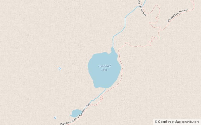 Overland Lake location map