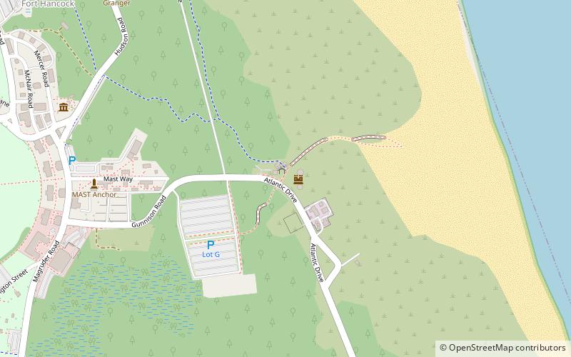 Gunnison Beach location map