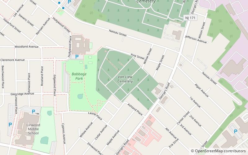 Van Liew Cemetery location map