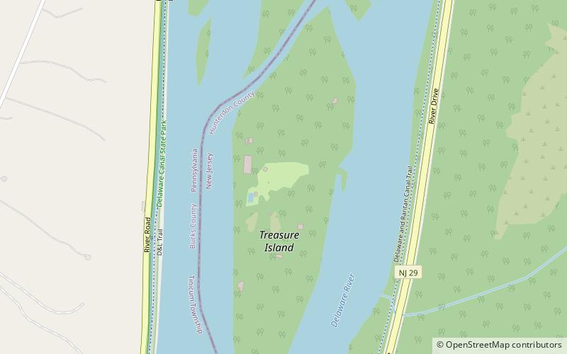 Treasure Island Scout Reservation location map