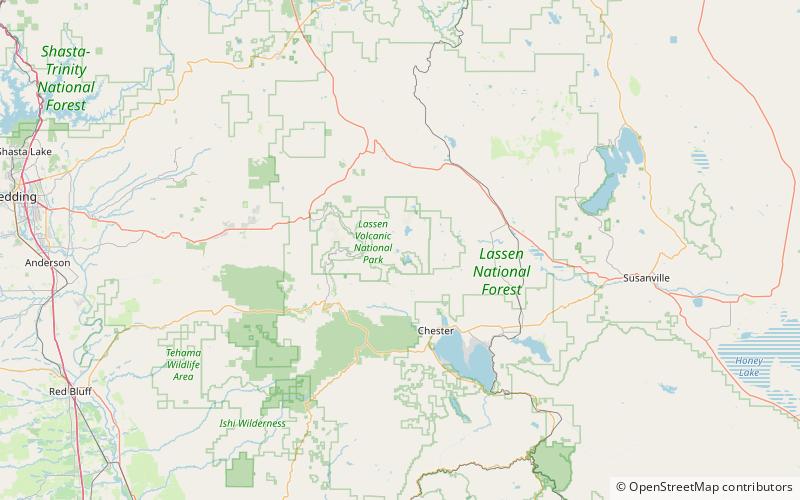 Horseshoe Lake Ranger Station location map