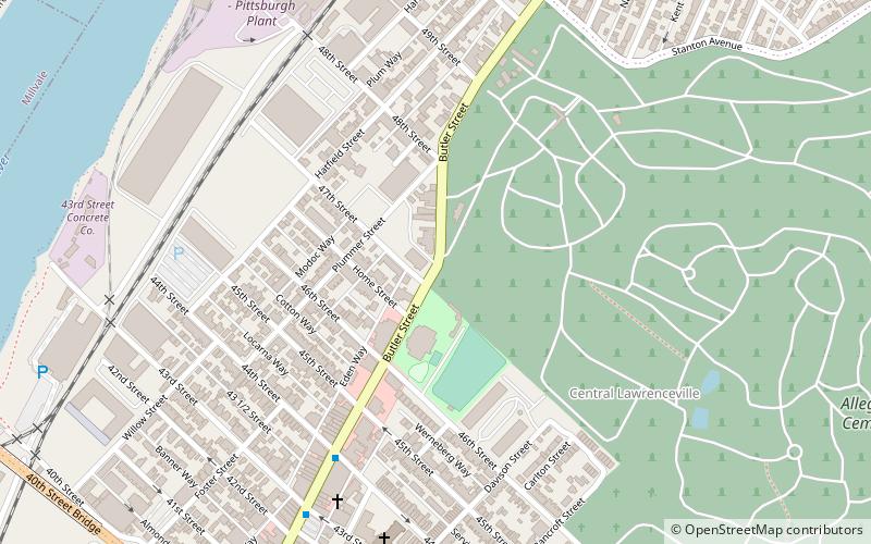 Butler Street location map