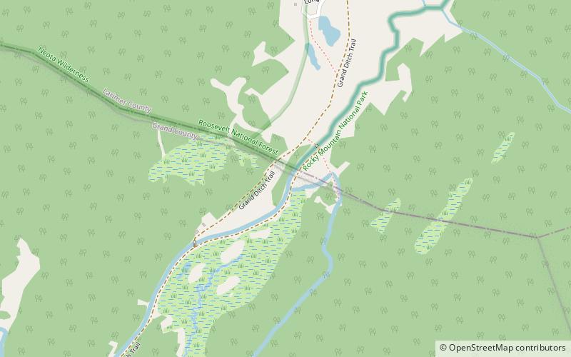 La Poudre Pass location map