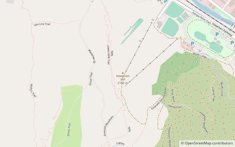 Howelsen Hill Ski Area location map