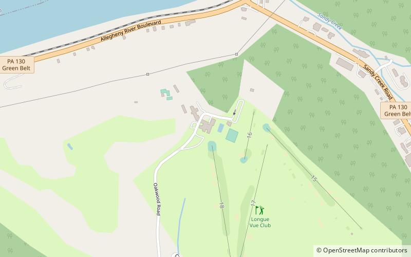 Longue Vue Club and Golf Course location map