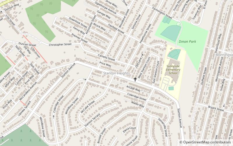 Stanton Heights location map
