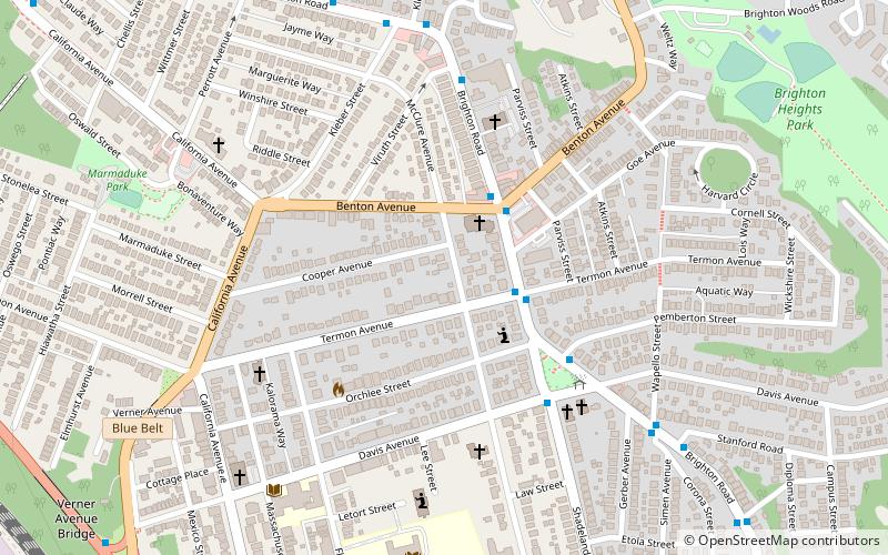 Brighton Heights location map