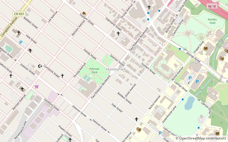 feaster park new brunswick location map
