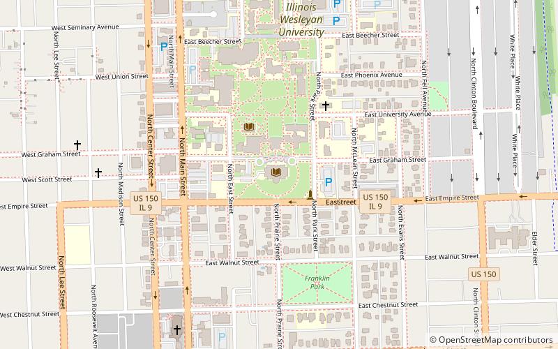 Ames Library location map
