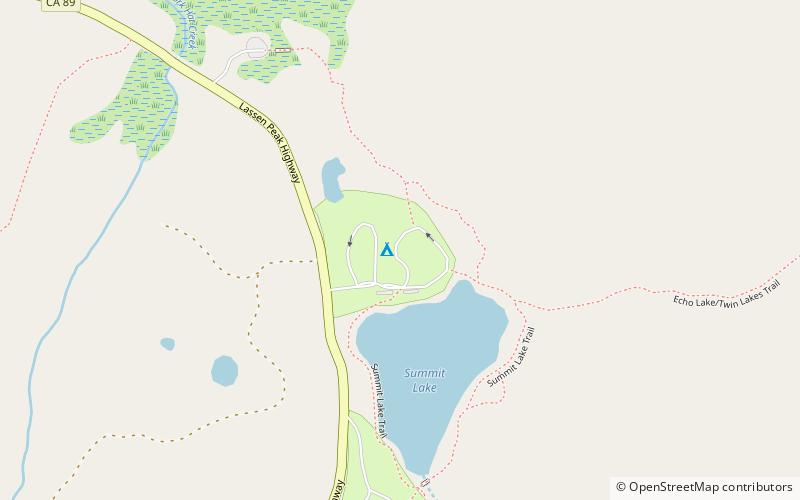 Summit Lake location map