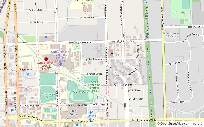 Broadview VanLeer Mansion location map
