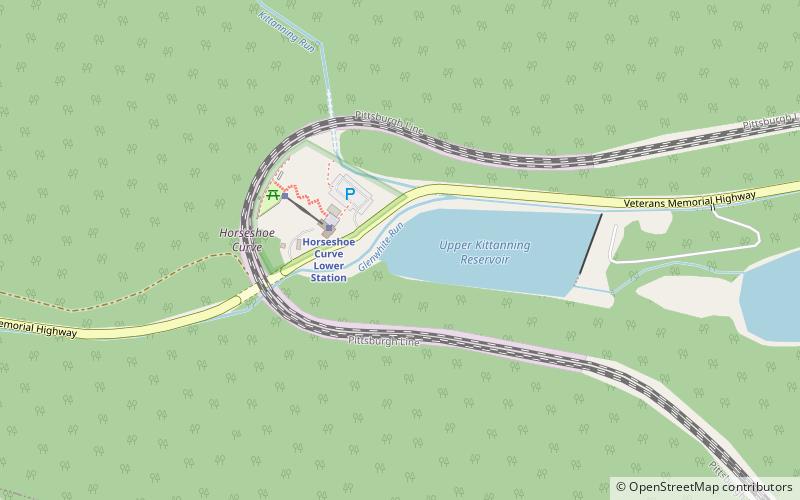 Horseshoe Curve location map